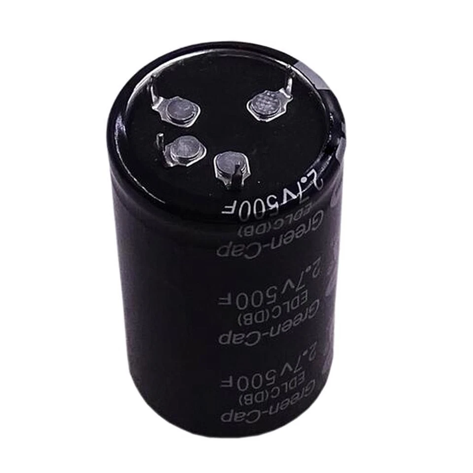 Condensateur Farad 2.7V 500F Condensateur super ultra 35 x 60 mm, 4 broches - Photo 1/3