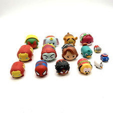 DISNEY TSUM TSUM FIGURES ASSORTED LOT OF 15 PRE OWNED CONDITION