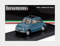 Brumm R454-08 Fiat - 500F Offenes Dach - Open 1965 - Mittelblau - 1/43