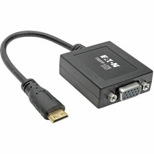 Tripp Lite 6in Mini HDMI to VGA Adapter Converter M/F P13106NMINI