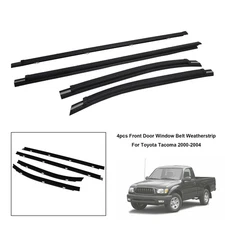4pcs Front Door Window Belt Weatherstrip For Toyota Tacoma 2000-2004🚙