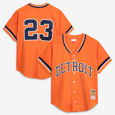 Men's Mitchell & Ness Kirk Gibson Orange Detroit Tigers