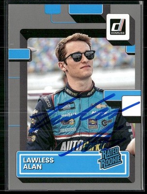 Lawless Alan Signed 2023 Donruss Rated Rookie Silver IP Auto #29