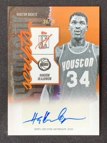 2025 Topps Signature Hakeem Olajuwon Orange (RAW)
