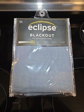 Eclipse Blackout Rod Pocket ONE Panel Curtain Drape 42"x84" Blue