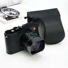 Leica Q3 camera leather protective case accessories retro half set lens bag
