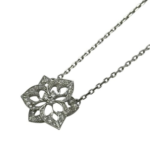 Boucheron Pensade Diamant Necklace White Gold 750/Diamond Jewelry