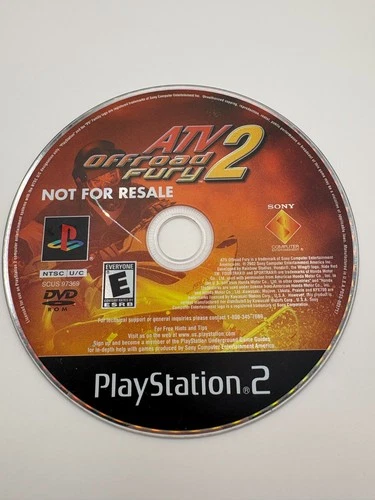atv offroad fury 2 ps2 Game Only, Untracked