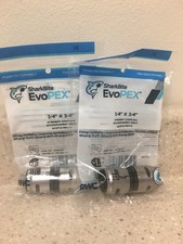 SharkBite EvoPEX Coupling 3/4" Barb X 3/4" D Push Plastic Coupling K016A 2PK 