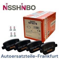 NISSHINBO Bremsbeläge HINTEN für LAND ROVER FREELANDER 2 L359 VOLVO S80 V70 XC70
