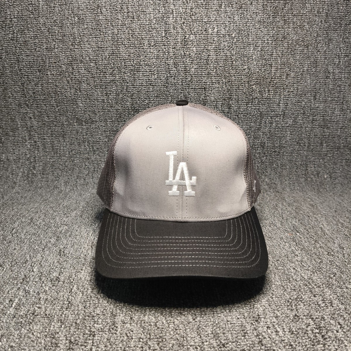 '47 Brand Los Angeles Dodgers Trucker Cap Gray Mesh Snapback One Size