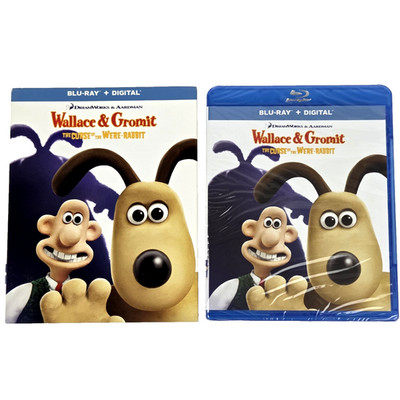 Wallace & Gromit: Curse of Were-Rabbit (Bluray, 2005) W Slipcover - New (Other)