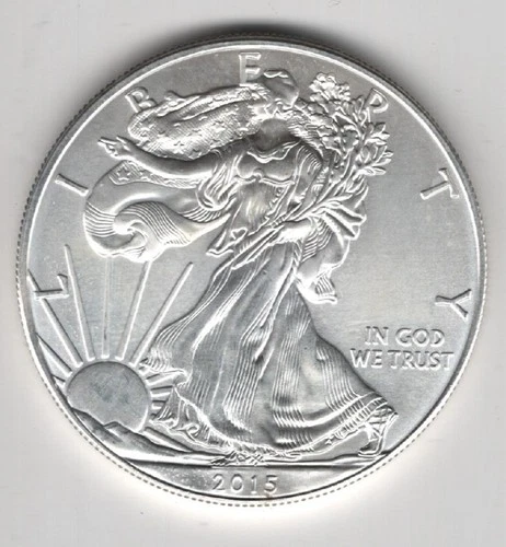 2015 WALKING LIBERTY AMERICAN EAGLE .999 FINE SILVER DOLLAR COIN 1oz. $1 USA
