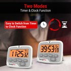 Large LCD Digital Kitchen Cooking Timer Count-Down Up Clock Loud Alarm Magnetic