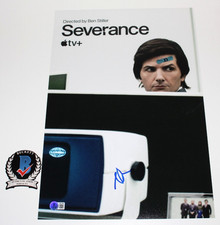 ADAM SCOTT SIGNED 'SEVERANCE' MARK SCOUT 12x18 SHOW PHOTO POSTER BECKETT BAS COA