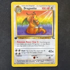 Pokemon Fossil 1st Edition Dragonite Non-Holo #19/62 - Ungraded - Near-Mint
