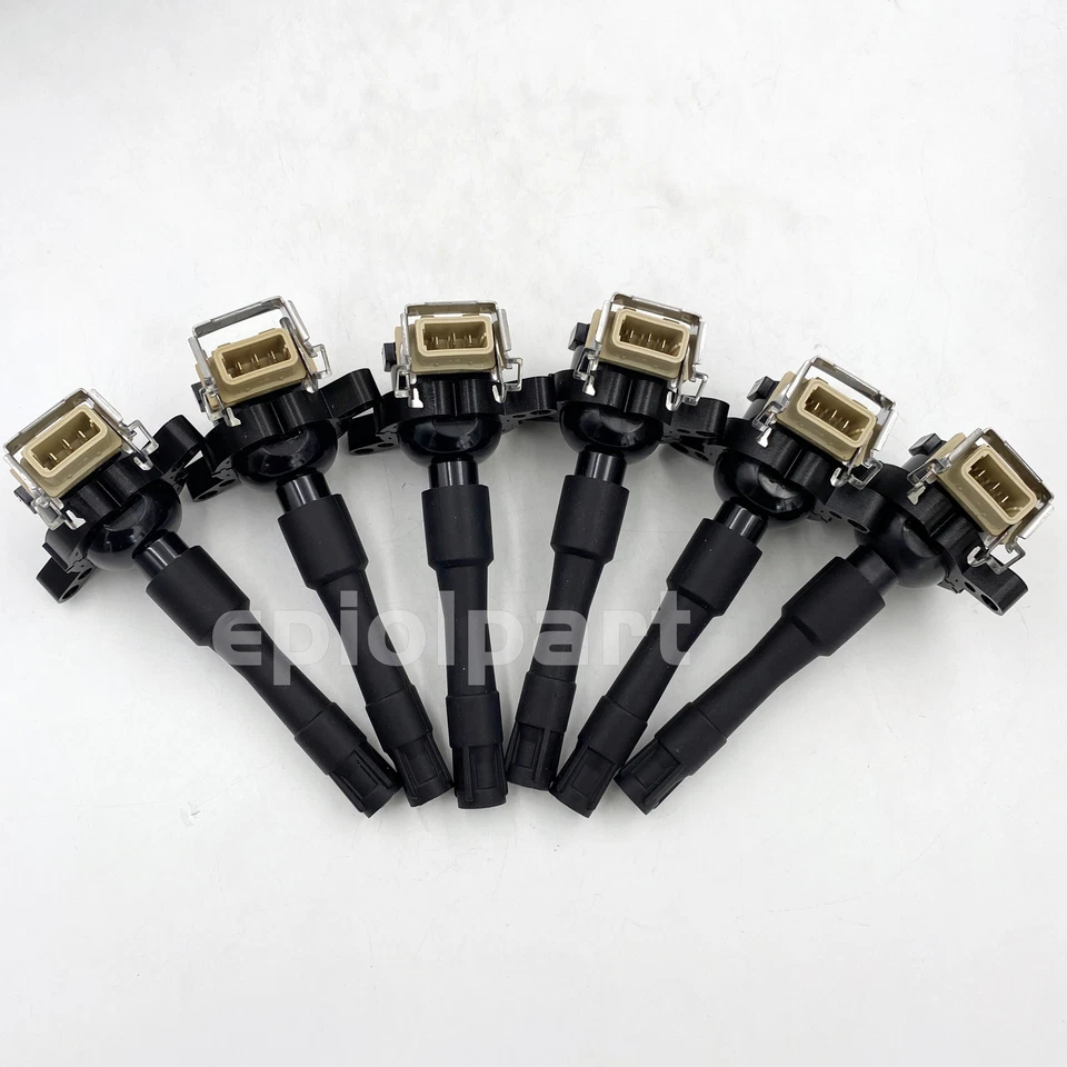 Bobinas de encendido 6 piezas 0221504029 Bosch para BMW E36 E46 E39 E38 E53 323i 325i NUEVO Foto 3 de 4