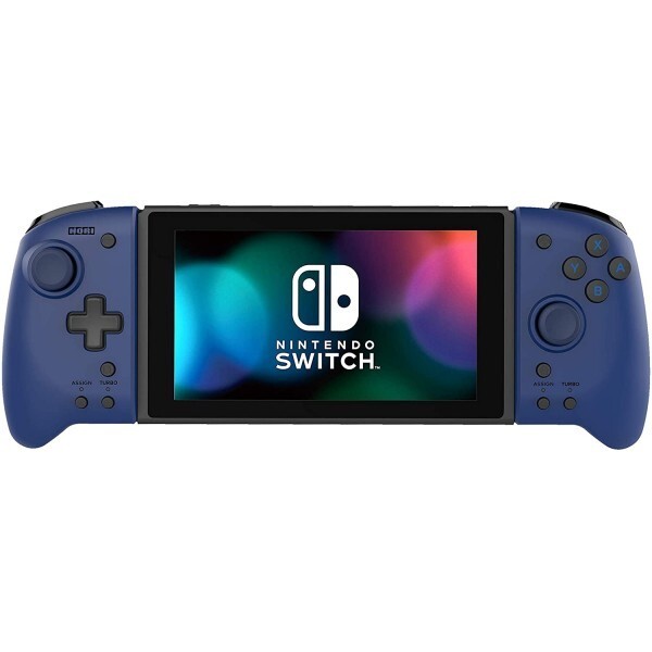 Manette Split Pad Pro HORI bleu avec boutons turbo pour Nintendo Switch