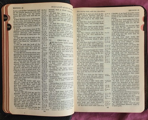 Antique Oxford S.S. Holy Bible Teacher's Edition Cyclopedic Concordance - Picture 6 of 11