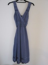 MARC JACOBS 100% Silk Ophelia Blue Slip Dress SZ 4 NWT! $358