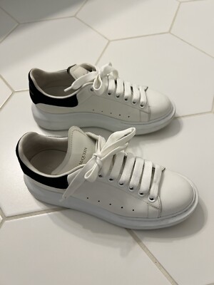 Size 8 - Alexander McQueen Oversized White Black | eBay