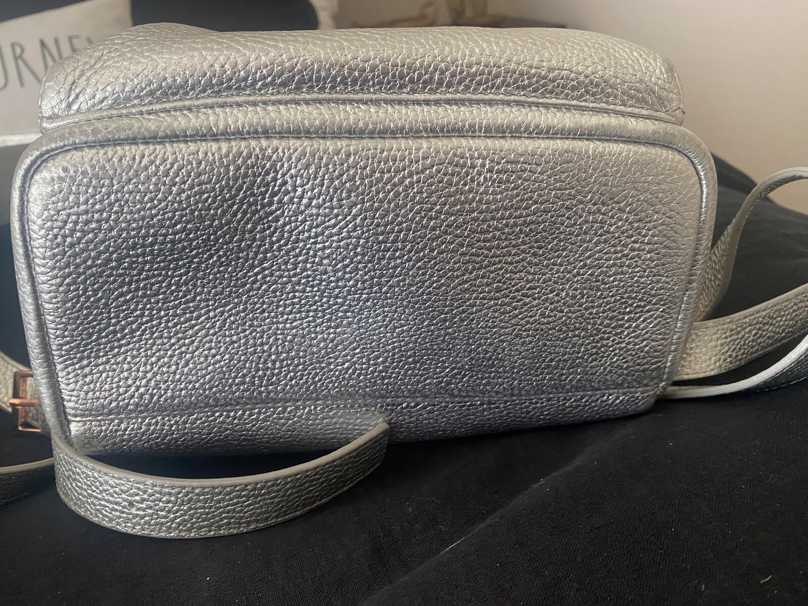 TED BAKER SILVER METALLIC BACKPACK - image 3