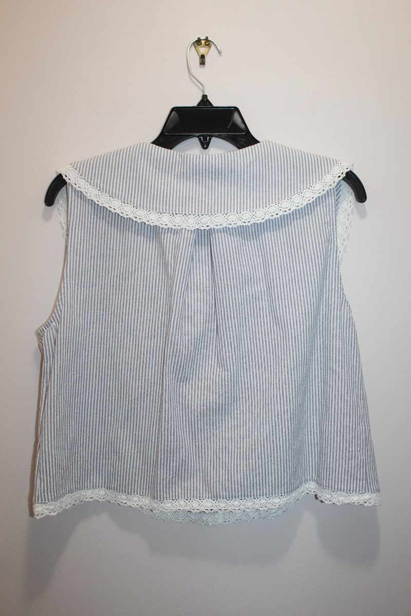 トップス Chelsea ribbon tops CHELSEA & VIOLET BUTTON-FRONT TOP 100% COTTON SLEEVELESS