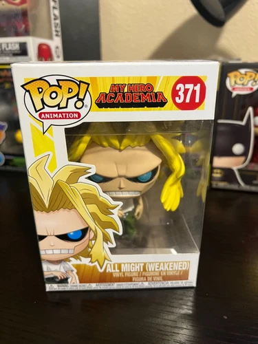 Funko Pop My Hero Academia All Might Weakened #371 Vinyl Figure With Protector