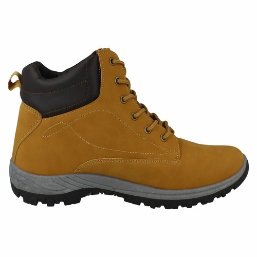ZAPATOS DE HOMBRE A3R075 CON CORDONES INFORMALES NEGRAS BRONCEADAS INVIERNO SPOT EN £29.99 - Imagen 4 de 24