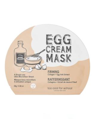 Too Cool for School Egg Cream Mask (Firming, Pore Tightening)  - FREE Shipping