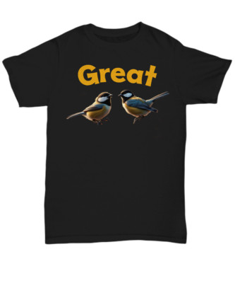 Great Titmice shirt- Funny Parus major ornithologist T-Shirt, ornithology degree