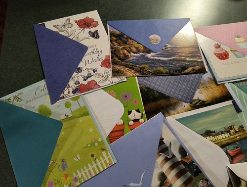 Mixed Lot Of 26 Birthday Cards & Envelopes Unused - Picture 14 of 18