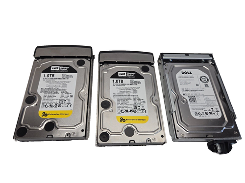LOT Western Digital 1Tb WD1003FBYX-01Y7B0 Internal 3.5" HDD DELL 500GB 01KWJK - Picture 2 of 4