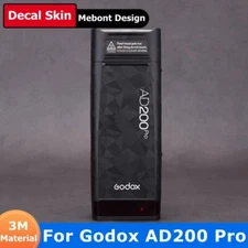 For Godox AD200Pro AD200 Pro Decal Skin Camera Flash Sticker Vinyl Wrap Film