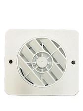 White 5 5/8" Rotaire  Flush Floor Mount Heat Outlet Vent Adjustable Damper