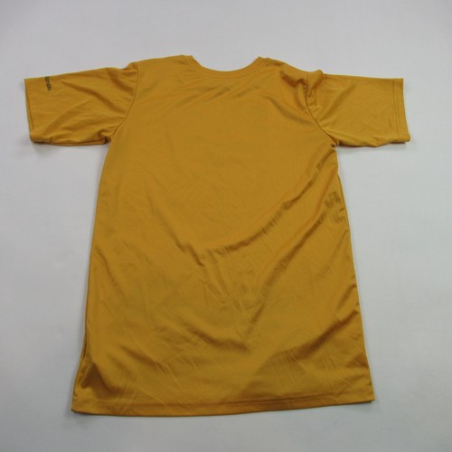 Columbia Shirt Youth XL Short Sleeve Yellow Casual Crew Neck Lightweight - Picture 4 of 8