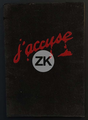 J'ACCUSE Abel GANCE Emile ZOLA Guerre WWI Mutilés Gueules Cassées 1938 - 第 1/5 張圖片
