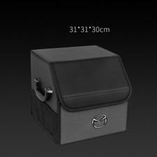 Black Car Rear Trunk Storage Box Luggage Cargo Organizer For Mazda 303130cm