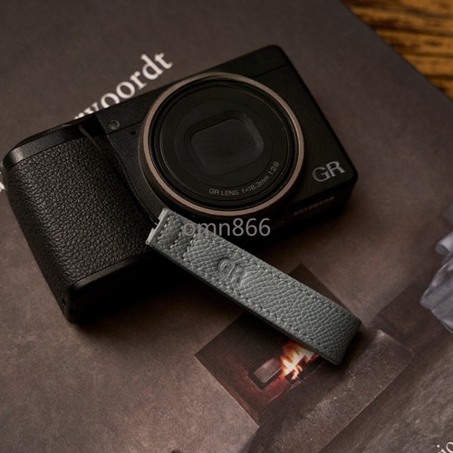 Camera Leather Wrist Strap Hand Belt for Ricoh GR Ring Retro Lanyard Black Card - Picture 39 of 48