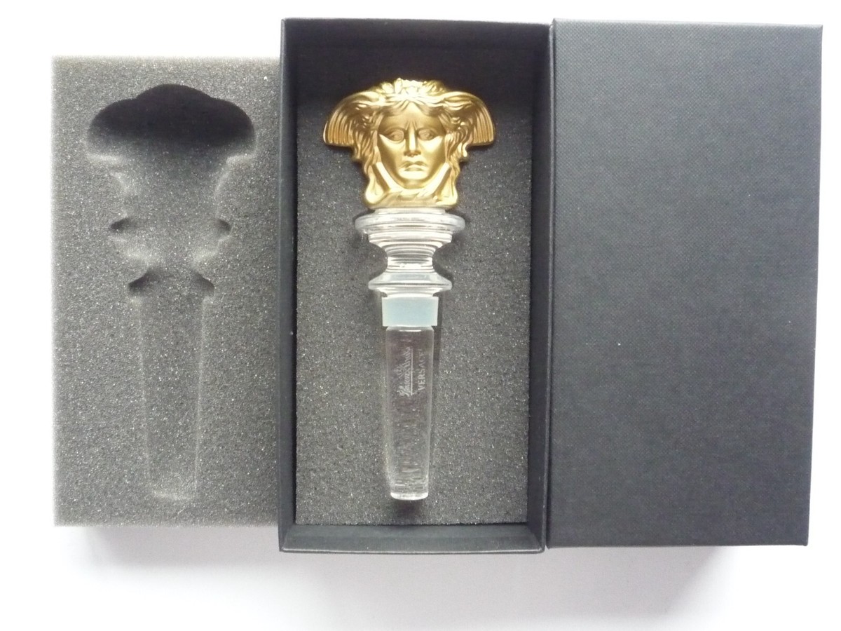 Rosenthal Versace Medusa Bottle Stopper in Gold 100 Genuine