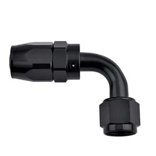 1pc 12AN 90 Degree Swivel Hose End Fitting Adaptor For Oil/Fuel/Gas Hose Line