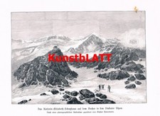 d101 067 Cesarzowa Elżbieta Bebelhaus Rifugio Gino Biasi Duży obraz Druk 1899!!