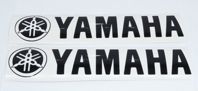 2x YAMAH Motorrad Logo Aufkleber Sticker Decal Autocollat Étiquette