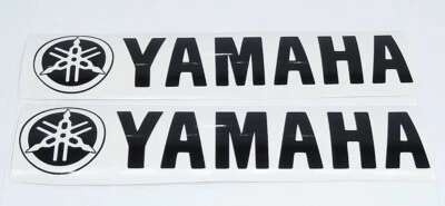 2x YAMAH Motorrad Logo Aufkleber Sticker Decal Autocollat Étiquette - Bild 1 von 4