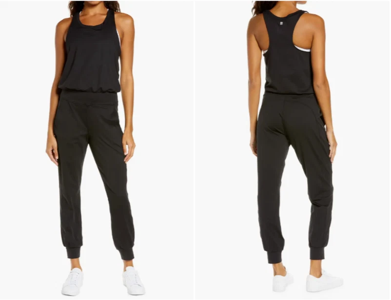 sweaty-betty sporty racerback jogger jumpsuit one-piece pants