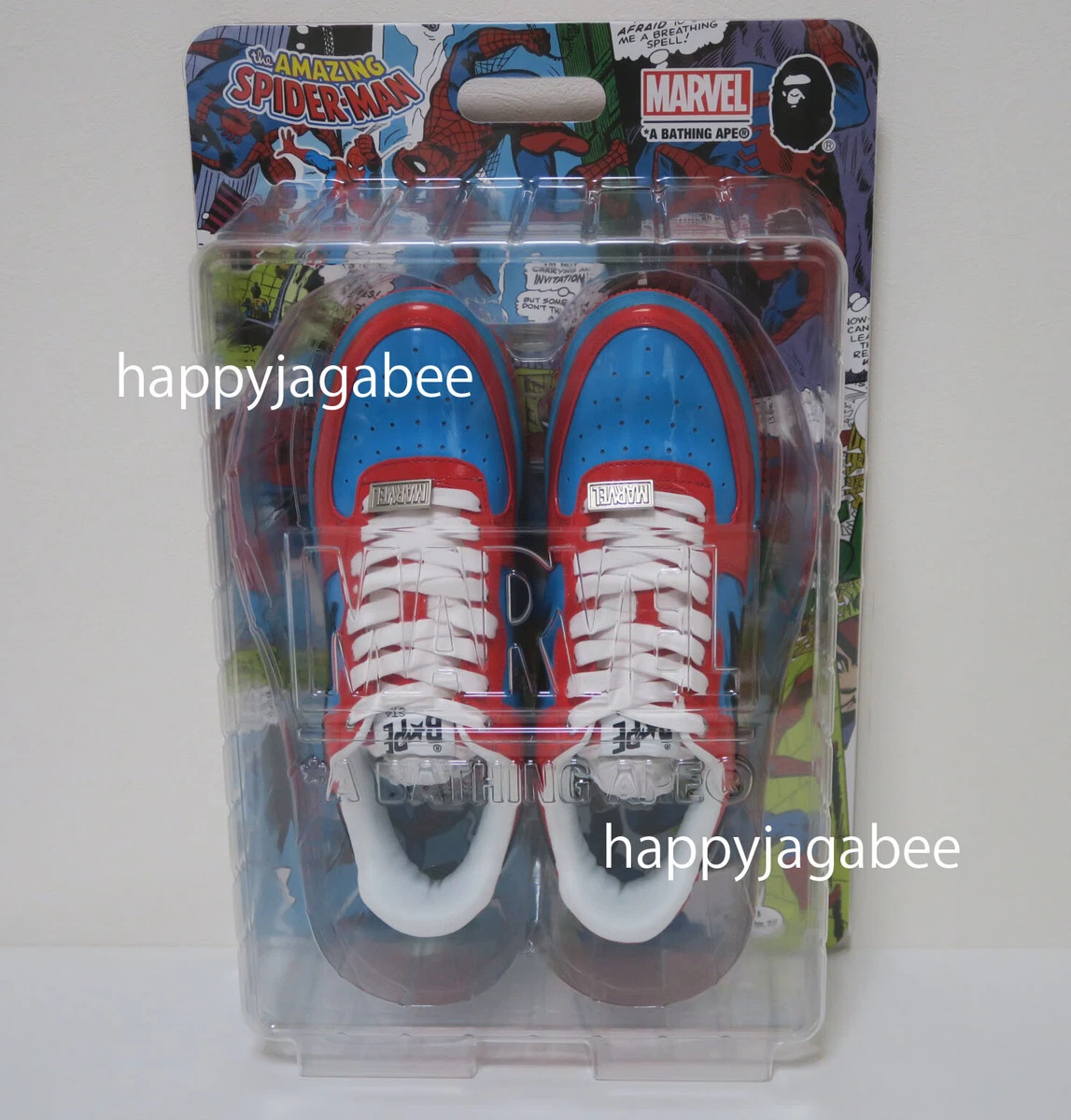 A BATHING APE Men's Footwear BAPE x MARVEL BAPE STA SPIDER-MAN RED