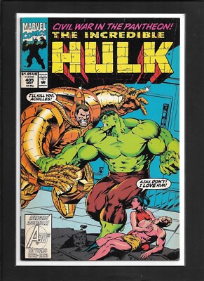 Incredible Hulk #405 (1993): ''DownTime!'' Captain America! Ajax! VF (8.0)!