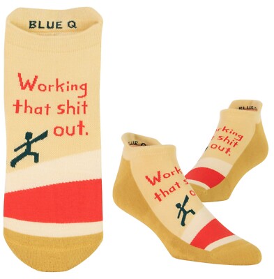 Blue Q Work sh*t Out Sneaker Socken L/XL lustig