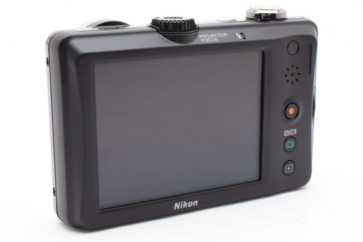 Nikon COOLPIX S1100pj 14.1MP Digital Camera - Black for sale