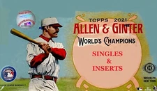 2021 Allen Ginter Base and Insert Singles